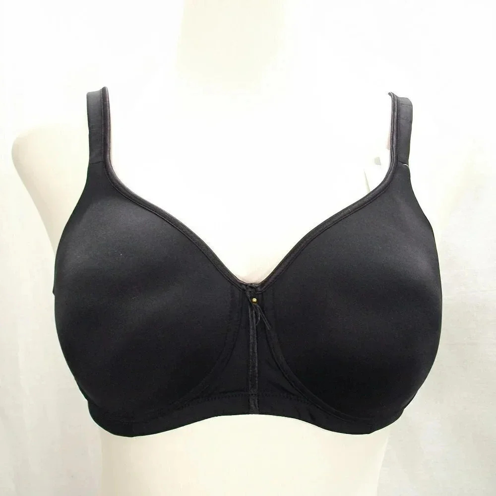 36DD Vanity‎ Fair 72335 Body Caress Wire Free Bra Black